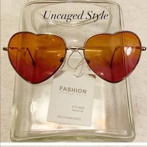 Heart Shaped Ocean Lens Iconic Sunglasses